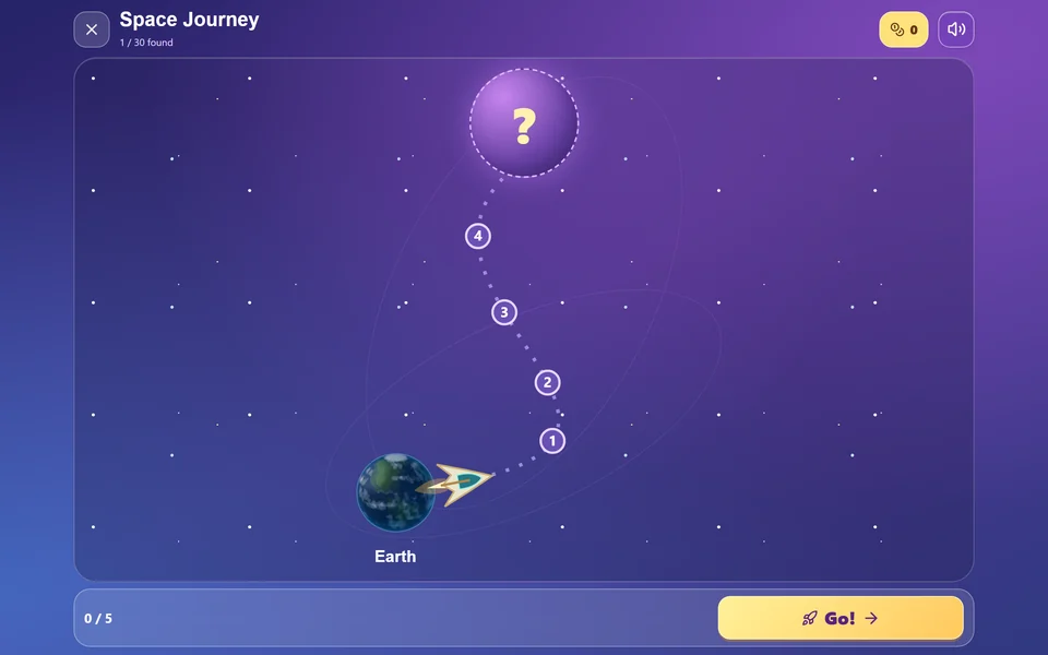 Earth in the redesigned animated universe explorer